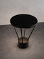 Preview: Nova Luce LED Sockelleuchte Virtus 16W warmweiss 3000K IP65 Schwarz Aluminium 33cm 9030572