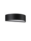 Preview: Nova Luce LED Außen-Wandleuchte Nectar 9W warmweiss 3000K IP65 Schwarz Aluminium 20x9cm 9030576