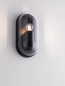 Preview: Nova Luce Außen-Wandleuchte Amel E27 IP65 salzwasserfest Schwarz Aluminium 25,5x12,5cm 9030577