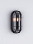 Preview: Nova Luce Außen-Wandleuchte Amel E27 IP65 salzwasserfest Schwarz Aluminium 27x14cm 9030578