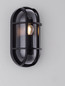 Preview: Nova Luce Außen-Wandleuchte Amel E27 IP65 salzwasserfest Schwarz Aluminium 27x14cm 9030578