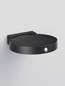 Preview: Nova Luce LED Solar-Wandleuchte Aigo 2W warmweiss 3000K Bewegungsmelder IP65 salzwasserfest Schwarz Aluminium 18x16cm 9030580
