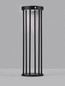 Preview: Nova Luce LED Solar-Wegeleuchte Aigo 2W warmweiss 3000K Bewegungsmelder IP65 salzwasserfest Schwarz Aluminium 50cm 9030582