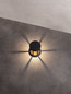Preview: Nova Luce LED Sockelleuchte Nereus 8W warmweiss 3000K IP65 Schwarz Aluminium 20cm 9030586
