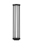 Preview: Nova Luce LED Wegeleuchte Nereus 8W warmweiss 3000K IP65 Schwarz Aluminium 75cm 9030588