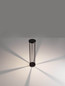 Preview: Nova Luce LED Wegeleuchte Nereus 8W warmweiss 3000K IP65 Schwarz Aluminium 75cm 9030588