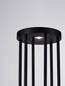 Preview: Nova Luce LED Wegeleuchte Nereus 8W warmweiss 3000K IP65 Schwarz Aluminium 75cm 9030588