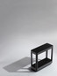 Preview: Nova Luce LED Sockelleuchte Cosmic 8W warmweiss 3000K IP65 Schwarz Aluminium 20cm 9030589