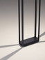 Preview: Nova Luce LED Wegeleuchte Cosmic 8W warmweiss 3000K IP65 Schwarz Aluminium 75cm 9030591