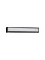 Preview: Nova Luce LED Außen-Wandleuchte Inga 31W warmweiss 3000K IP65 salzwasserfest Schwarz Aluminium 45x7cm 9030596