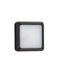 Preview: Nova Luce LED Außen-Wandleuchte Appia 5W warmweiss 3000K IP54 Schwarz Aluminium 12,5x12,5cm 9030597