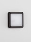 Preview: Nova Luce LED Außen-Wandleuchte Appia 5W warmweiss 3000K IP54 Schwarz Aluminium 12,5x12,5cm 9030597