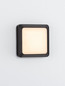 Preview: Nova Luce LED Außen-Wandleuchte Appia 5W warmweiss 3000K IP54 Schwarz Aluminium 12,5x12,5cm 9030597
