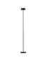 Preview: Nova Luce LED Akku-Stehleuchte Persea dimmbar 2W warmweiss 3000K USB IP54 salzwasserfest Schwarz Aluminium 115cm 9030625