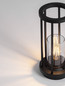 Preview: Nova Luce Wegeleuchte Elysium E27 IP65 salzwasserfest Schwarz Aluminium 35cm 9030628