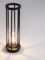 Preview: Nova Luce Wegeleuchte Elysium E27 IP65 salzwasserfest Schwarz Aluminium 50cm 9030629