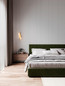 Preview: Nova Luce LED Wandleuchte Valentin 9W warmweiss 3000K Messinggold Aluminium 33x13cm 9030634