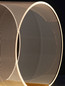 Preview: Nova Luce LED Tischleuchte Valentin dimmbar 14W warmweiss 3000K Gold Aluminium 28x28cm 9030637