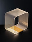 Preview: Nova Luce LED Tischleuchte Valentin dimmbar 14W warmweiss 3000K Gold Aluminium 24x24cm 9030638
