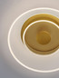 Preview: Nova Luce LED Deckenleuchte Copo dimmbar 29W warmweiss 3000K Messinggold Aluminium Ø40cm 9030639