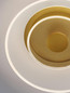 Preview: Nova Luce LED Deckenleuchte Copo dimmbar 29W warmweiss 3000K Messinggold Aluminium Ø40cm 9030639
