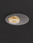 Preview: Nova Luce LED Deckenleuchte Copo dimmbar 29W warmweiss 3000K Messinggold Aluminium Ø50cm 9030640