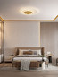 Preview: Nova Luce LED Deckenleuchte Copo dimmbar 35W warmweiss 3000K Messinggold Aluminium Ø60cm 9030641