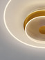 Preview: Nova Luce LED Deckenleuchte Copo dimmbar 35W warmweiss 3000K Messinggold Aluminium Ø60cm 9030641