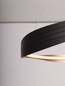 Preview: Nova Luce LED Pendelleuchte Dobi dimmbar 40W Schwarz Gold Aluminium Ø80cm 9030643