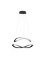 Preview: Nova Luce LED Pendelleuchte Celestia dimmbar 87W warmweiss 3000K Schwarz Aluminium Ø60cm 9030644