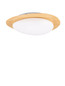 Preview: Nova Luce LED Deckenleuchte Nimbus dimmbar 29W warmweiss 3000K Holz Stahl Aluminium Ø57cm 9030647