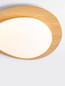 Preview: Nova Luce LED Deckenleuchte Nimbus dimmbar 29W warmweiss 3000K Holz Stahl Aluminium Ø57cm 9030647