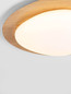 Preview: Nova Luce LED Deckenleuchte Nimbus dimmbar 29W warmweiss 3000K Holz Stahl Aluminium Ø57cm 9030647