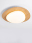 Preview: Nova Luce LED Deckenleuchte Nimbus dimmbar 21W warmweiss 3000K Holz Stahl Aluminium Ø47cm 9030648