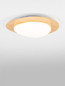 Preview: Nova Luce LED Deckenleuchte Nimbus dimmbar 21W warmweiss 3000K Holz Stahl Aluminium Ø47cm 9030648