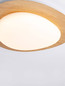 Preview: Nova Luce LED Deckenleuchte Nimbus dimmbar 21W warmweiss 3000K Holz Stahl Aluminium Ø47cm 9030648