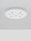 Preview: Nova Luce LED Deckenleuchte Astro dimmbar 19W warmweiss 3000K Weiß Aluminium Ø30cm 9030649