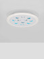 Preview: Nova Luce LED Deckenleuchte Astro dimmbar 19W warmweiss 3000K Weiß Aluminium Ø30cm 9030649