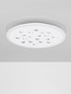 Preview: Nova Luce LED Deckenleuchte Astro dimmbar 30W warmweiss 3000K Weiß Aluminium Ø45cm 9030650