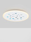 Preview: Nova Luce LED Deckenleuchte Astro dimmbar 30W warmweiss 3000K Weiß Aluminium Ø45cm 9030650