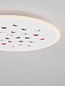 Preview: Nova Luce LED Deckenleuchte Astro dimmbar 40W warmweiss 3000K Weiß Aluminium Ø60cm 9030651