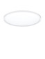 Preview: Nova Luce LED Deckenleuchte Chet dimmbar 49W CCT warm-/neutralweiss 2700-5000K Weiß Aluminium Ø58cm 9030652