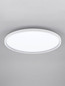 Preview: Nova Luce LED Deckenleuchte Chet dimmbar 49W CCT warm-/neutralweiss 2700-5000K Weiß Aluminium Ø58cm 9030652