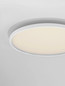 Preview: Nova Luce LED Deckenleuchte Chet dimmbar 49W CCT warm-/neutralweiss 2700-5000K Weiß Aluminium Ø58cm 9030652