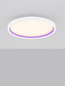 Preview: Nova Luce LED Deckenleuchte Chet dimmbar 49W CCT warm-/neutralweiss 2700-5000K Weiß Aluminium Ø58cm 9030652