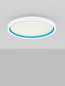 Preview: Nova Luce LED Deckenleuchte Chet dimmbar 49W CCT warm-/neutralweiss 2700-5000K Weiß Aluminium Ø58cm 9030652