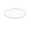 Preview: Nova Luce LED Deckenleuchte Chet dimmbar 30W CCT warm-/neutralweiss 2700-5000K Weiß Aluminium Ø39cm 9030653