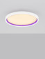 Preview: Nova Luce LED Deckenleuchte Chet dimmbar 30W CCT warm-/neutralweiss 2700-5000K Weiß Aluminium Ø39cm 9030653