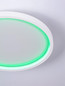 Preview: Nova Luce LED Deckenleuchte Chet dimmbar 30W CCT warm-/neutralweiss 2700-5000K Weiß Aluminium Ø39cm 9030653