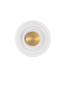 Preview: Nova Luce LED Wandleuchte Onrid 5W warmweiss 3000K Gold Aluminium Ø18cm 9030654